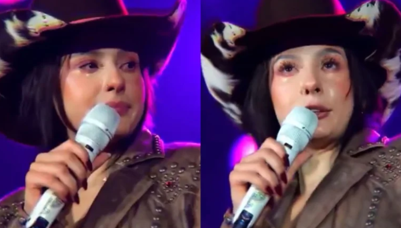 Ana Castela chora durante show e desabafa sobre ataques de